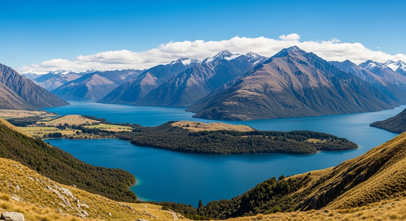 Paysage Nouvelle-Zélande pour télétravailleurs
