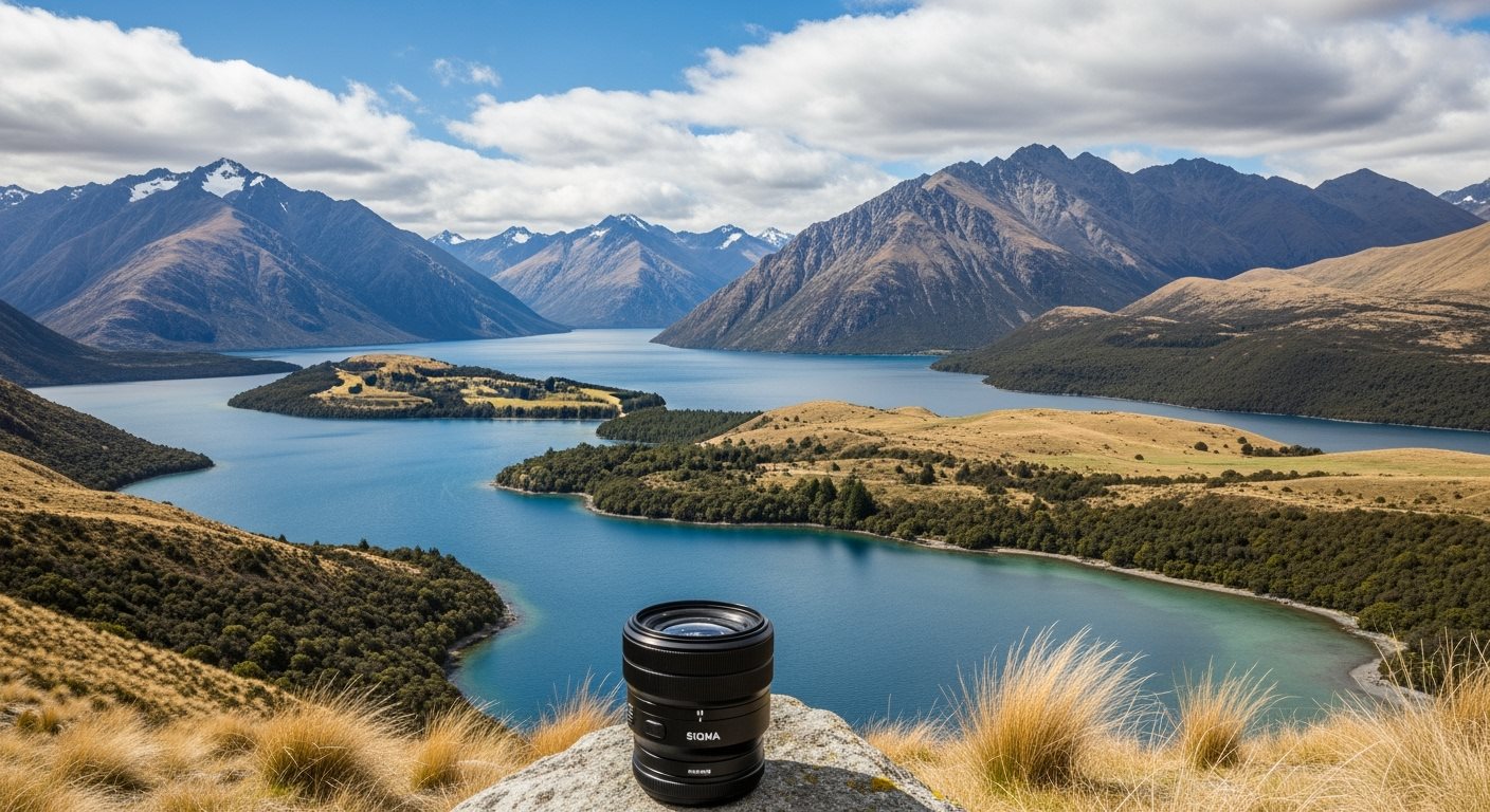 Paysage de Nouvelle-Zélande pour résidence permanente