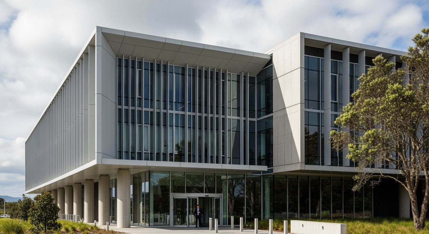 Bâtiment gouvernemental moderne Nouvelle-Zélande