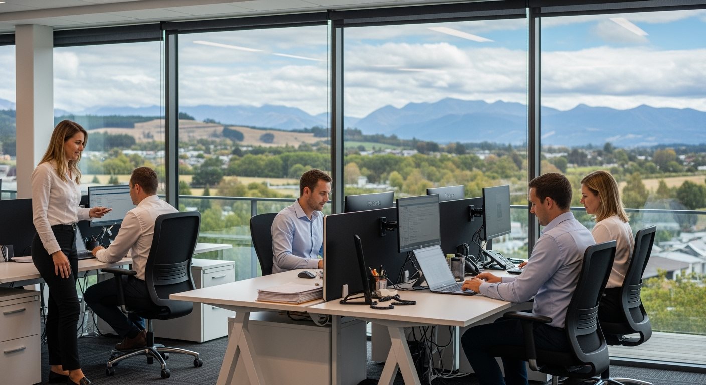 Professionnels qualifiés travaillant en Nouvelle-Zélande