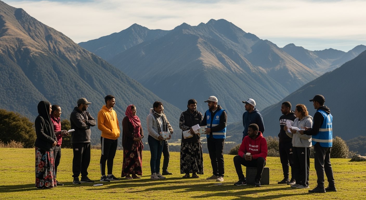 Assistance humanitaire et soutien aux réfugiés en Nouvelle-Zélande