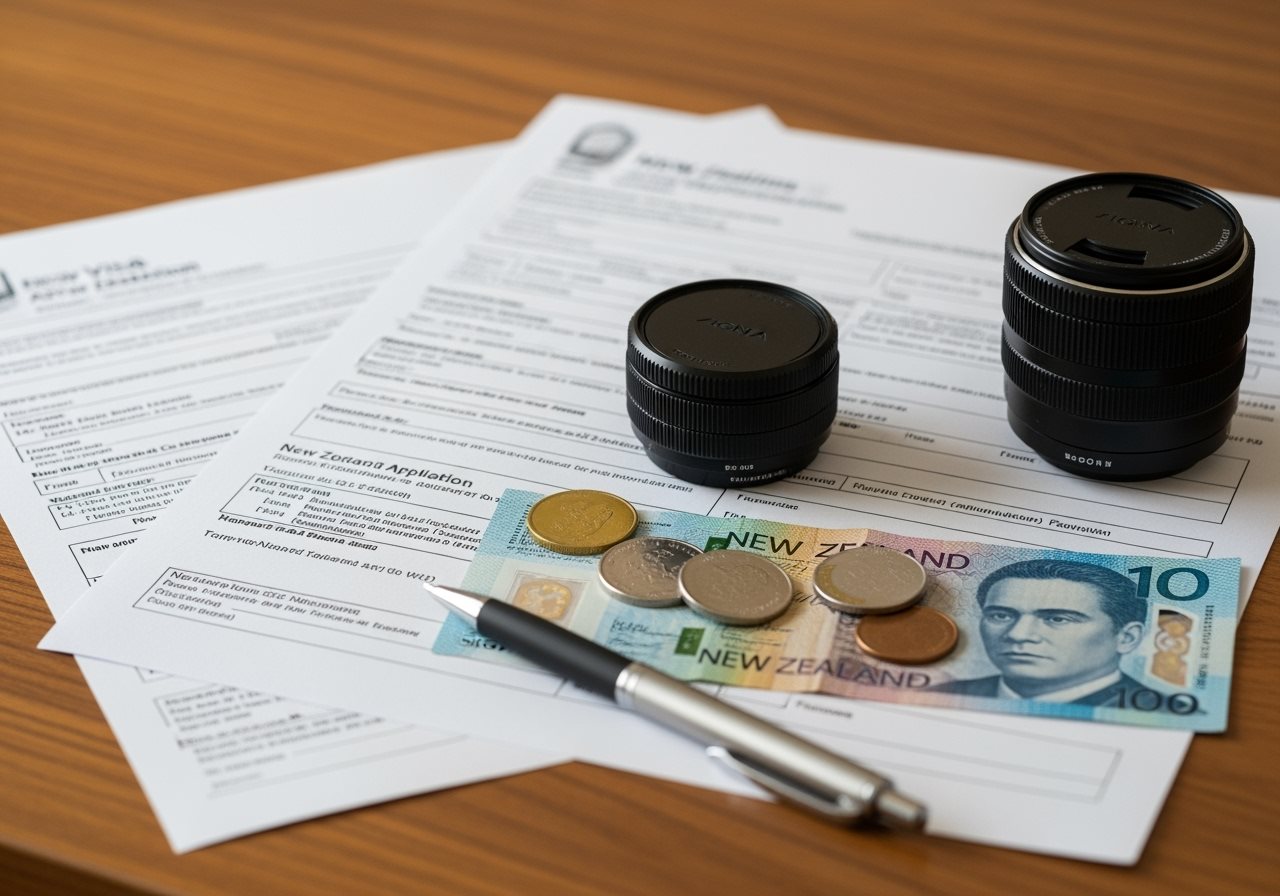 Coûts des visas Nouvelle-Zélande