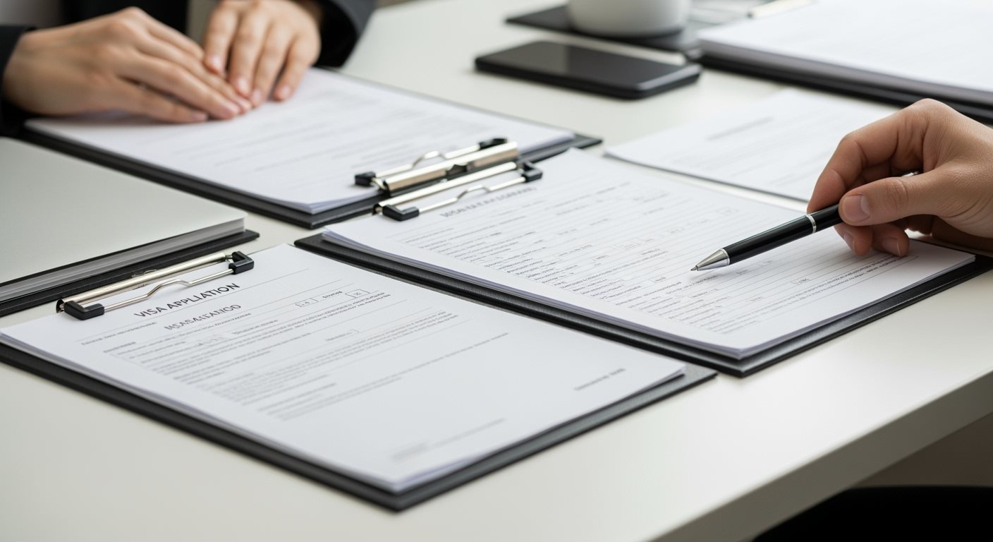 Processus demande visa famille