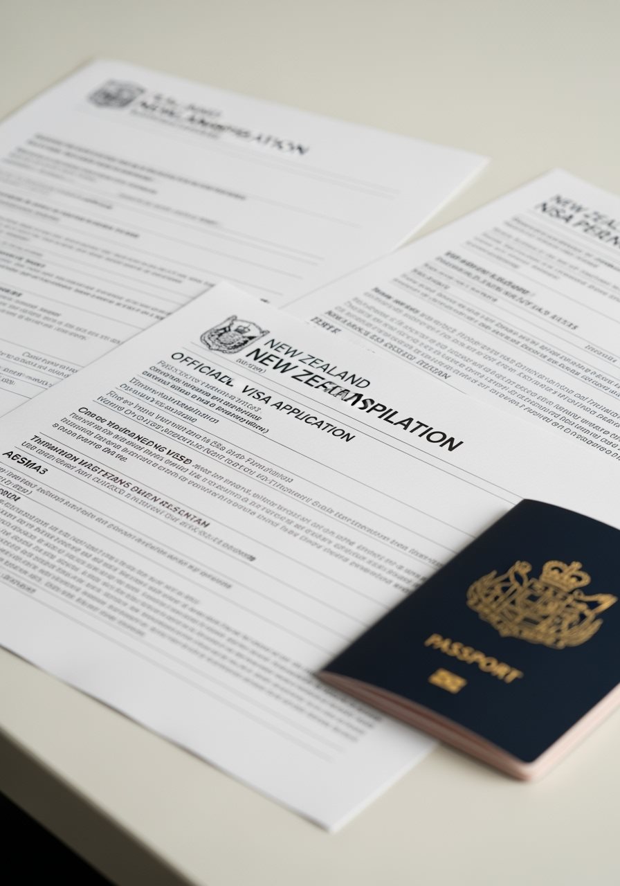 Processus de demande de visa Nouvelle-Zélande