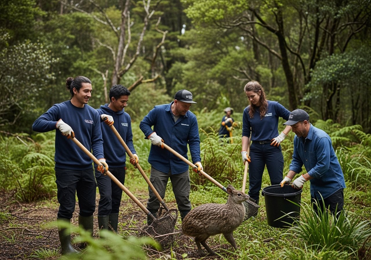 Mission de volontariat conservation Nouvelle-Zélande